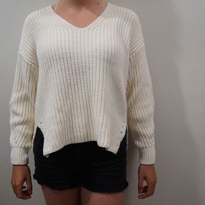 Everlane Texture V-Neck Sweater